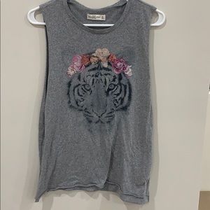 abercrombie&fitch tiger tank top